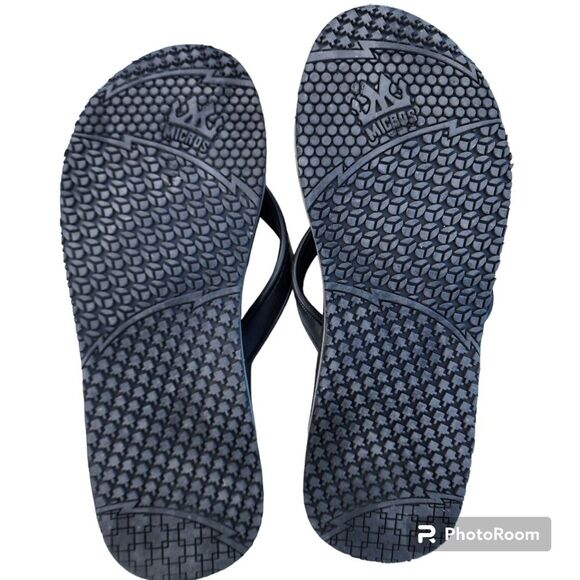 Micros Flip Flops Mens SZ 9 Casual Summer Beach Vacation Rubber Everyday Cruise - Picture 2 of 2